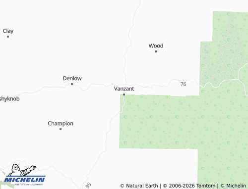 Mappa MICHELIN Vanzant - ViaMichelin
