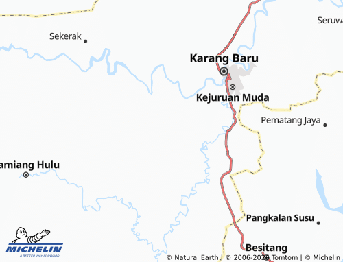 MICHELIN Tanjung Genteng map - ViaMichelin