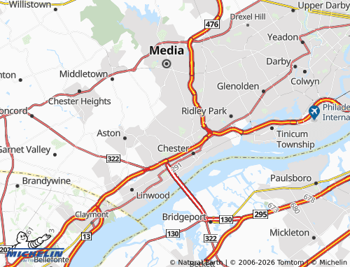 Mappa MICHELIN Parkside - ViaMichelin