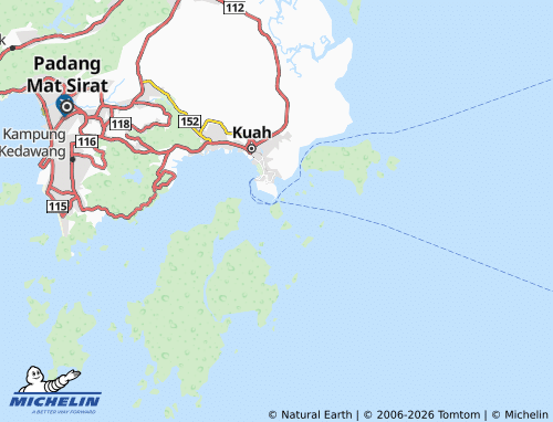 Mapa MICHELIN Pulau Bumbun Besar - ViaMichelin