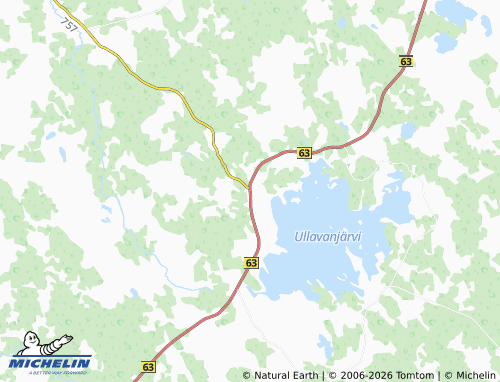 Carte MICHELIN Korpi - ViaMichelin