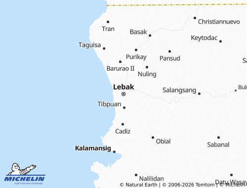 MICHELIN Lebak map - ViaMichelin