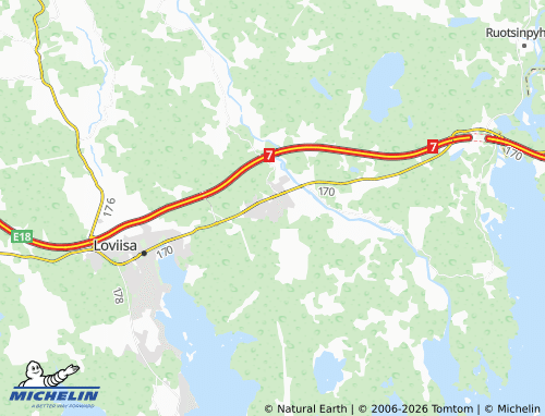 Mappa MICHELIN Tesjoki - ViaMichelin
