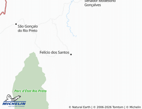 Mapa MICHELIN Felício dos Santos - ViaMichelin