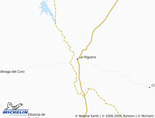 MICHELIN La Higuera map - ViaMichelin