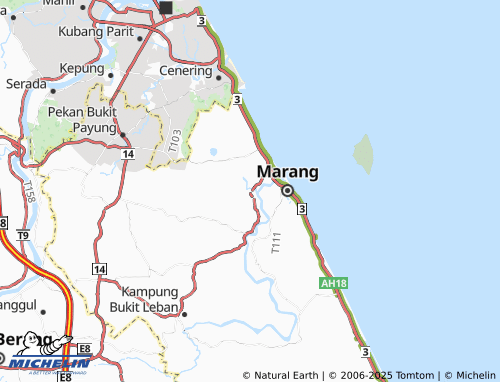 Carte MICHELIN Taman PAKR Sg Kerak - ViaMichelin