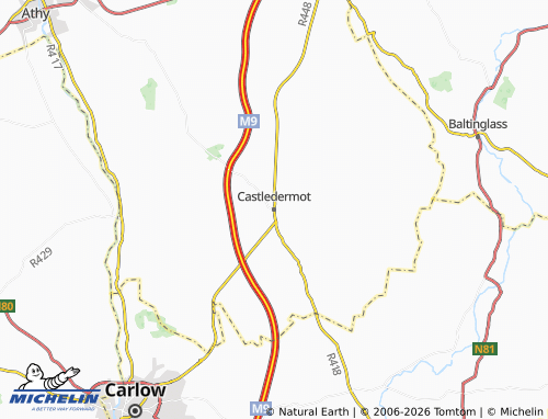Mappa MICHELIN Castledermot - ViaMichelin