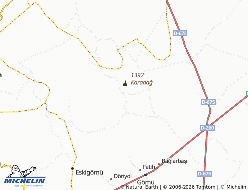 Mappa MICHELIN Gedikevi - ViaMichelin