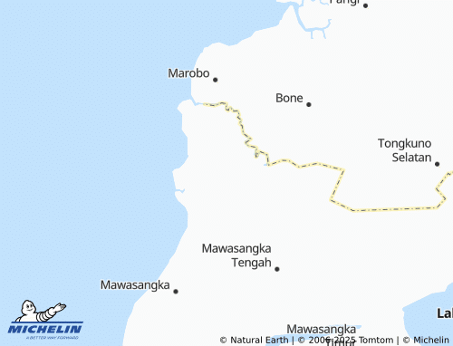 MICHELIN Kanapa Napa map - ViaMichelin