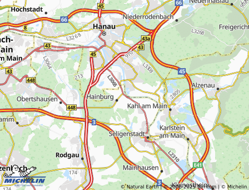 Mapa MICHELIN Hainstadt - ViaMichelin