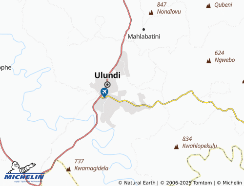 MICHELIN Zondela Unit K map - ViaMichelin