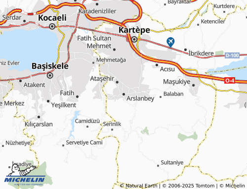 MICHELIN Arslanbey map - ViaMichelin