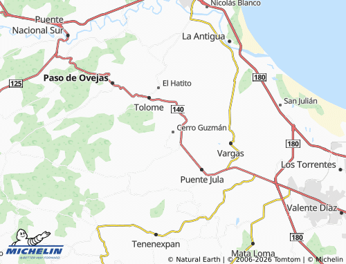 Mappa MICHELIN Cerro Guzmán - ViaMichelin