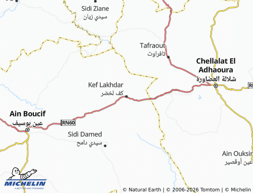 Mappa MICHELIN Kaf Likhdar - ViaMichelin