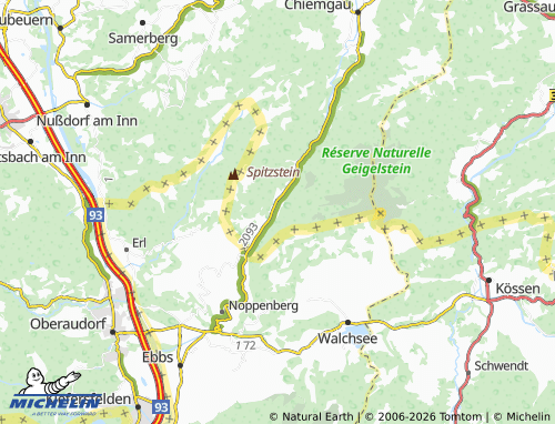 MICHELIN Berg map - ViaMichelin