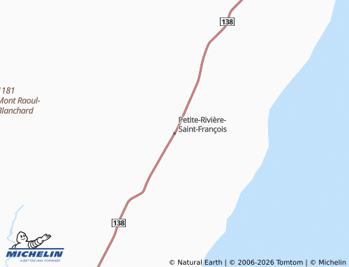 MICHELIN Petite-Rivière-Saint-François map - ViaMichelin