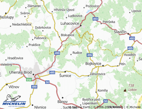 Mappa MICHELIN Rudice - ViaMichelin
