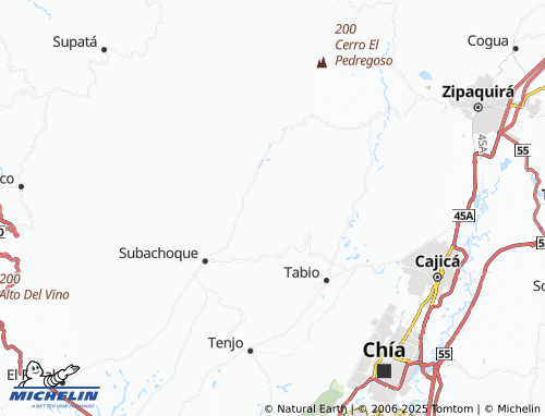 MICHELIN Santa Rosa map - ViaMichelin
