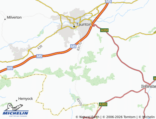 Carte MICHELIN Corfe - ViaMichelin