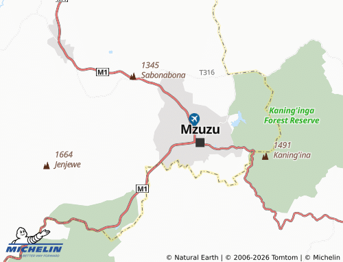 Mappa MICHELIN Katoto Outlying - ViaMichelin