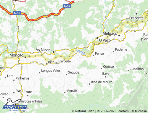 MICHELIN Messegães map - ViaMichelin