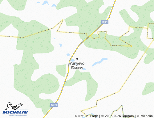 MICHELIN-Landkarte Yur'yevo - ViaMichelin