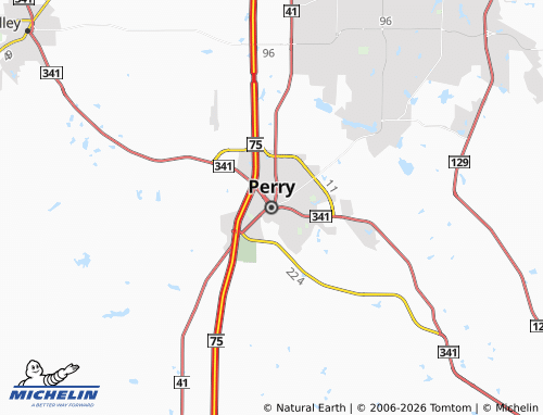 Kaart MICHELIN Perry - ViaMichelin