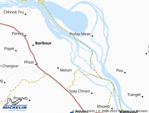 Carte MICHELIN Kampong Preah Kokir - ViaMichelin