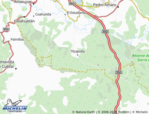 MICHELIN La Falda map - ViaMichelin
