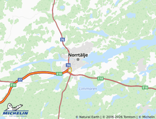 Mapa MICHELIN Norrtälje - ViaMichelin