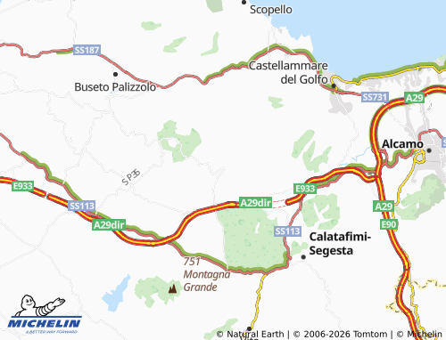 MICHELIN Bruca map - ViaMichelin