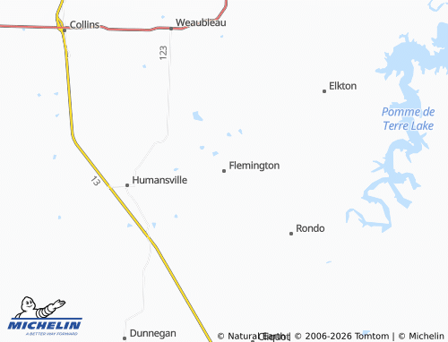 Mapa MICHELIN Flemington - ViaMichelin