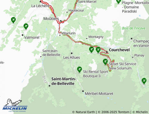 MICHELIN Le Villaret map - ViaMichelin