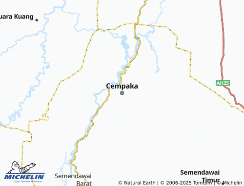 MICHELIN Cempaka map - ViaMichelin