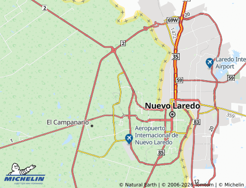 MICHELIN Almendros map - ViaMichelin
