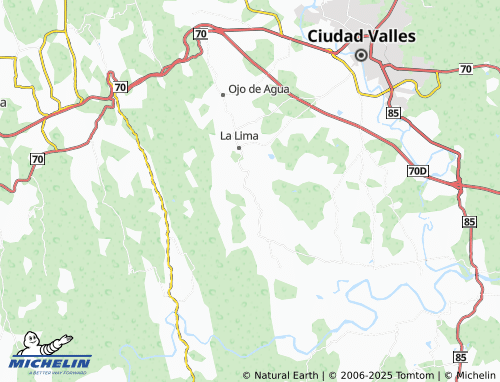 MICHELIN-Landkarte Guadalupe, La Subida - ViaMichelin