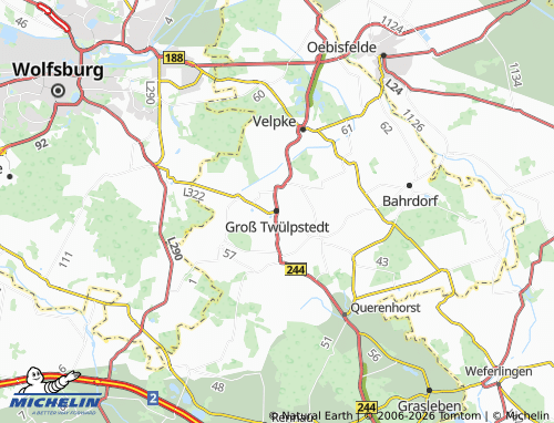 MICHELIN Groß Twülpstedt map - ViaMichelin