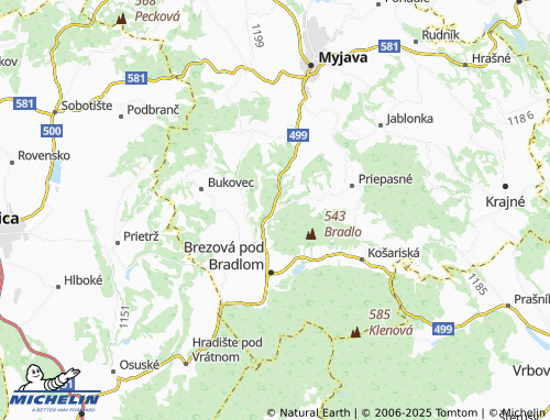 MICHELIN U Minárčiných map - ViaMichelin