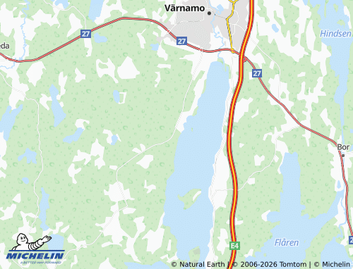 Carte MICHELIN Åminne - ViaMichelin