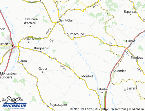 Mapa MICHELIN Bivès - ViaMichelin
