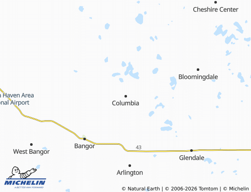 Mappa MICHELIN Columbia - ViaMichelin