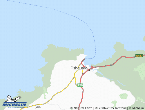 MICHELIN Llanwnda map - ViaMichelin