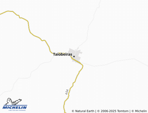 MICHELIN Taiobeiras map - ViaMichelin