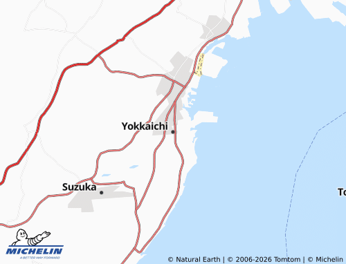 Mapa MICHELIN Yokkaichi - ViaMichelin