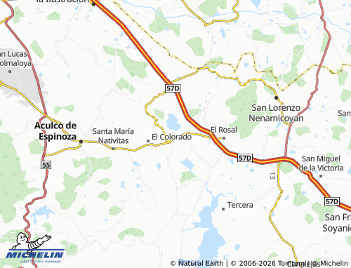 Mapa MICHELIN Ejido Arroyo Zarco - ViaMichelin