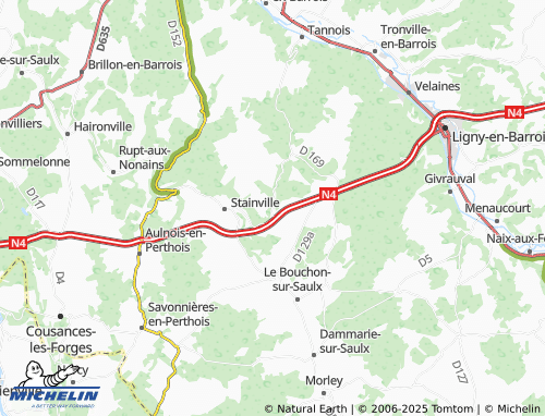 Carte MICHELIN Nant-le-Petit - ViaMichelin