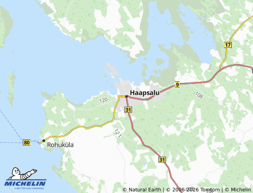 Mappa MICHELIN Haapsalu - ViaMichelin