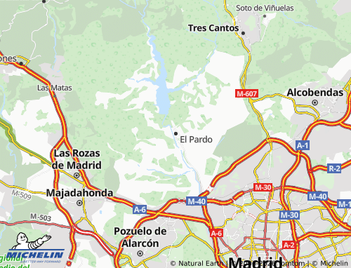 MICHELIN-Landkarte El Pardo - ViaMichelin