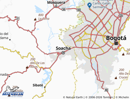 Carte MICHELIN Hogar del Sol - ViaMichelin