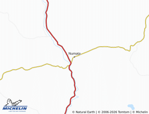 MICHELIN Numata map - ViaMichelin